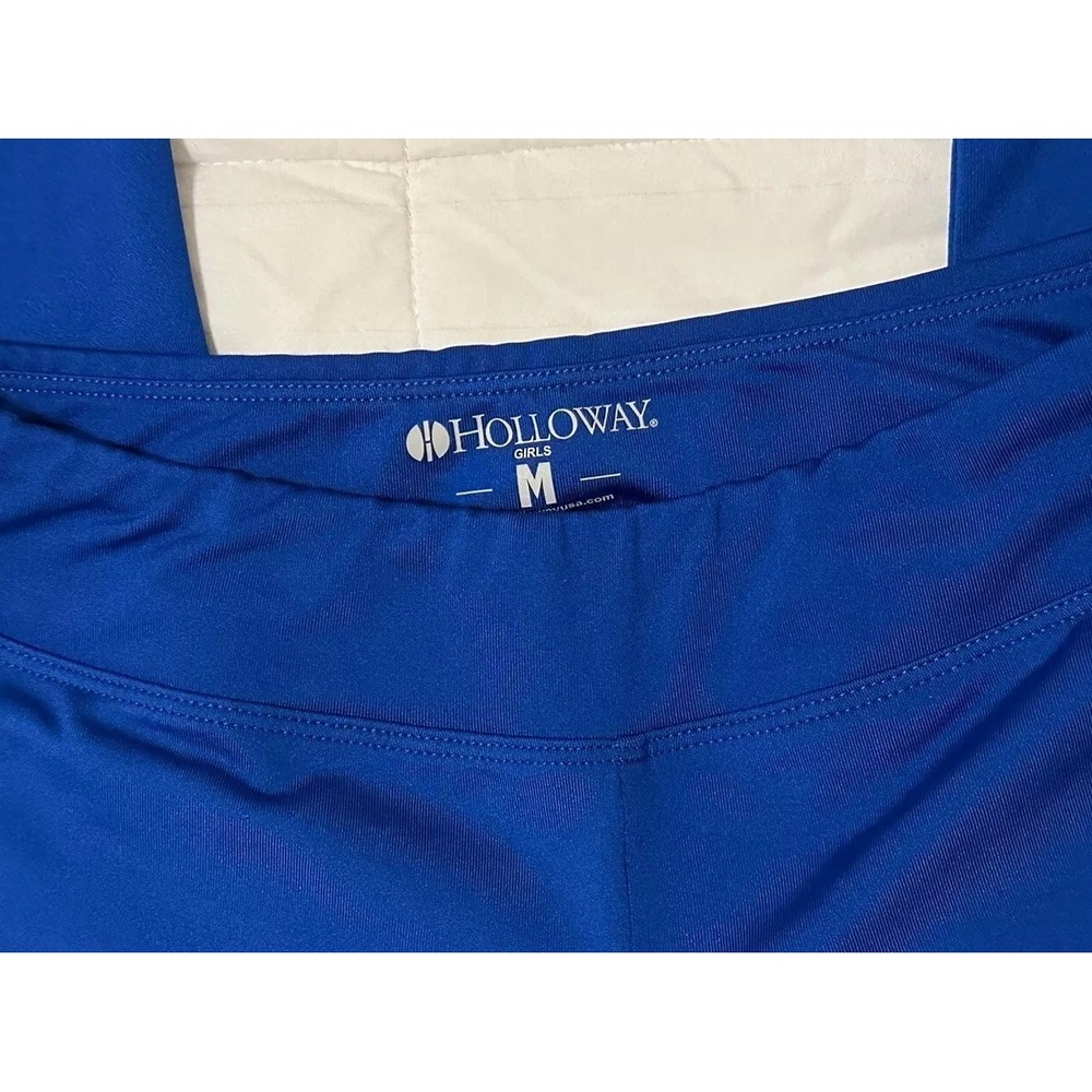 Holloway Girls Aerial Pant #229973 Girls Size M Medium Cheer Track Blue White - Picture 2 of 9